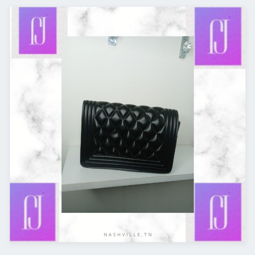 New Trendy Pure Color chain Bag